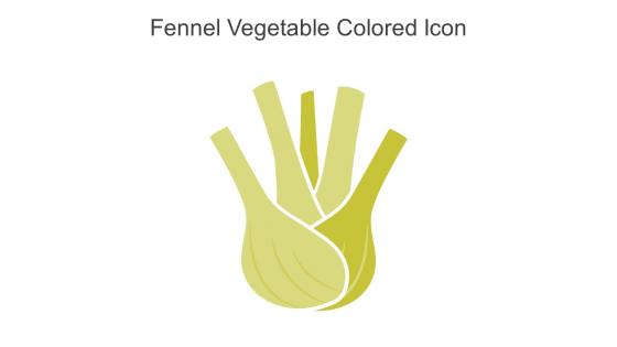 Fennel Vegetable Colored Icon In Powerpoint Pptx Png And Editable Eps Format