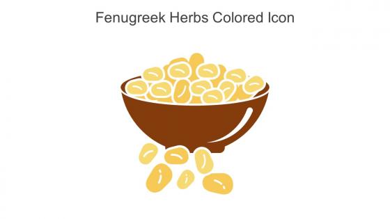 Fenugreek Herbs Colored Icon In Powerpoint Pptx Png And Editable Eps Format