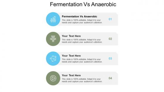 Fermentation vs anaerobic ppt powerpoint presentation file outline cpb