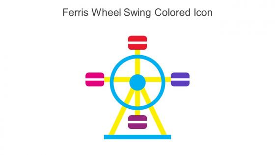 Ferris Wheel Swing Colored Icon In Powerpoint Pptx Png And Editable Eps Format