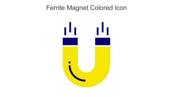 Ferrite Magnet Colored Icon In Powerpoint Pptx Png And Editable Eps Format