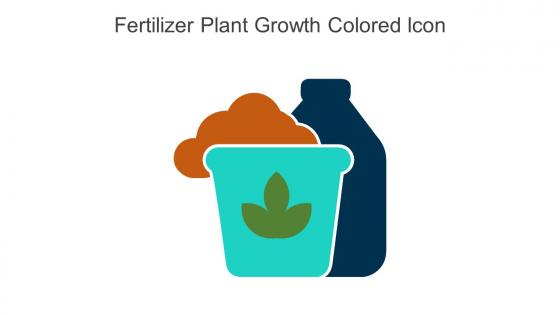 Fertilizer Plant Growth Colored Icon In Powerpoint Pptx Png And Editable Eps Format
