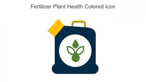 Fertilizer Plant Health Colored Icon In Powerpoint Pptx Png And Editable Eps Format
