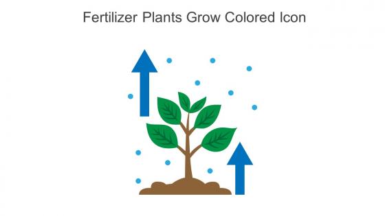 Fertilizer Plants Grow Colored Icon In Powerpoint Pptx Png And Editable Eps Format