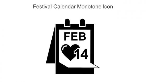 Festival Calendar Monotone Icon In Powerpoint Pptx Png And Editable Eps Format