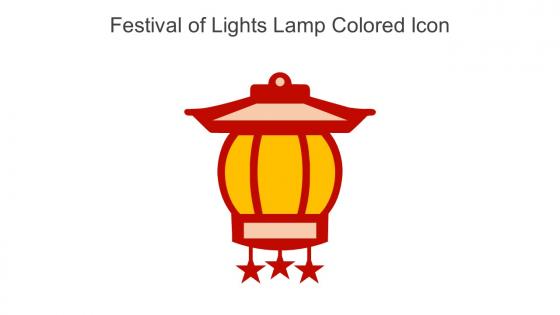 Festival Of Lights Lamp Colored Icon In Powerpoint Pptx Png And Editable Eps Format