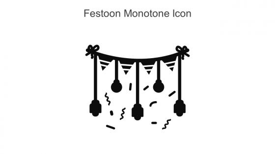 Festoon Monotone Icon In Powerpoint Pptx Png And Editable Eps Format