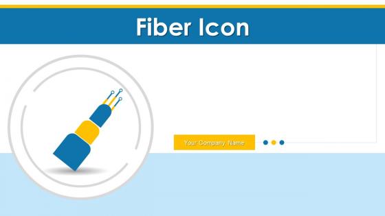 Fiber Icon Powerpoint Ppt Template Bundles