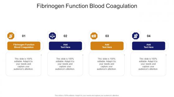 Fibrinogen Function Blood Coagulation In Powerpoint And Google Slides Cpb