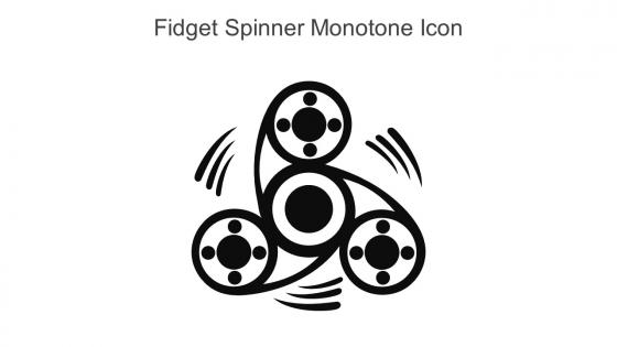 Fidget Spinner Monotone Icon In Powerpoint Pptx Png And Editable Eps Format