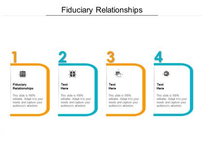 Fiduciary relationships ppt powerpoint presentation icon infographics cpb