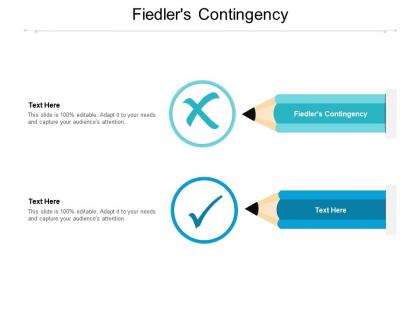 Fiedlers contingency ppt powerpoint presentation file mockup cpb