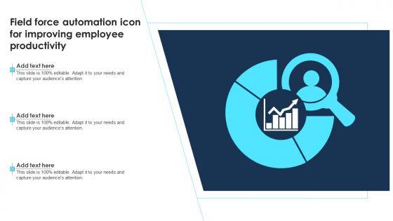 Field Force Automation Icon For Improving Employee Productivity