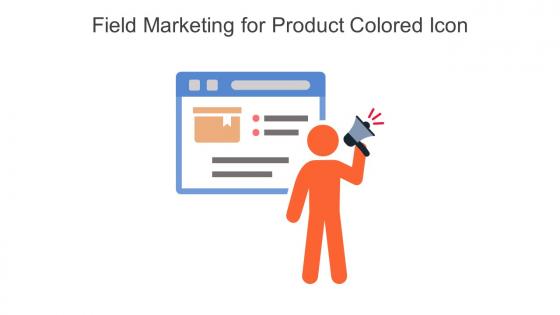 Field Marketing For Product Colored Icon In Powerpoint Pptx Png And Editable Eps Format