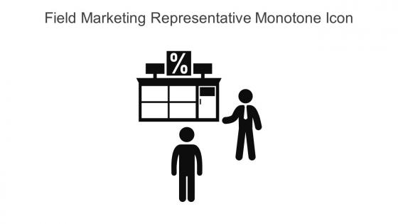Field Marketing Representative Monotone Icon In Powerpoint Pptx Png And Editable Eps Format