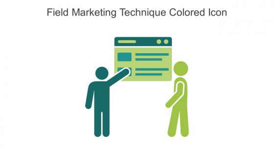 Field Marketing Technique Colored Icon In Powerpoint Pptx Png And Editable Eps Format