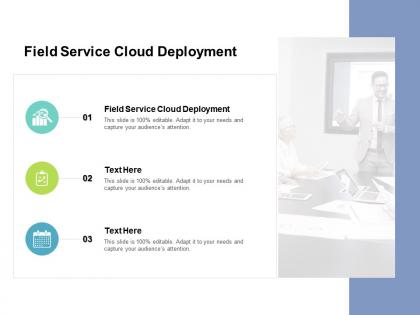 Field service cloud deployment ppt powerpoint presentation slides layouts cpb
