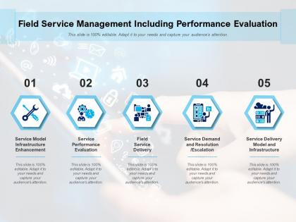 Field service management including performance evaluation