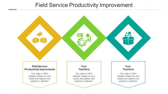 Field service productivity improvement ppt powerpoint presentation slides cpb