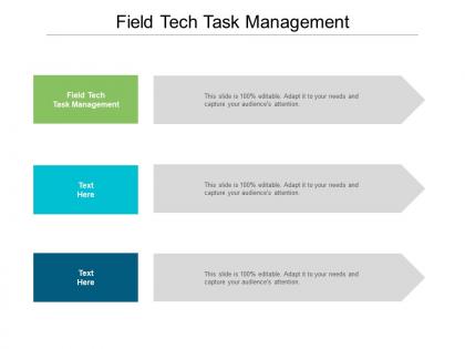 Field tech task management ppt powerpoint presentation icon show cpb