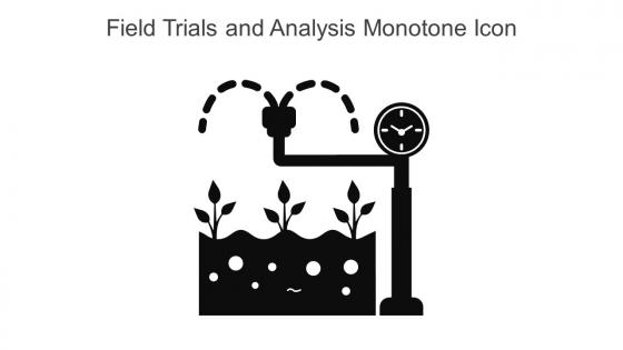 Field Trials And Analysis Monotone Icon In Powerpoint Pptx Png And Editable Eps Format