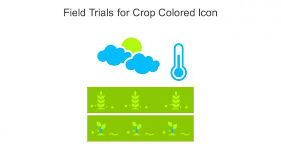 Field Trials For Crop Colored Icon In Powerpoint Pptx Png And Editable Eps Format
