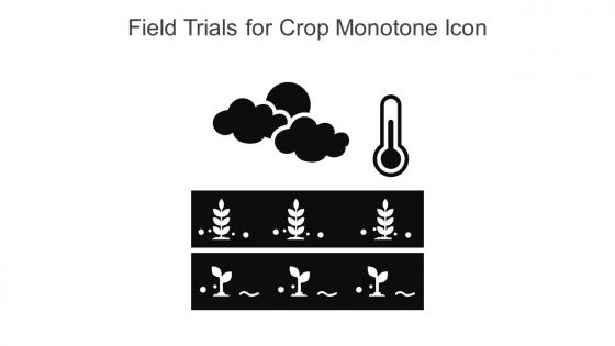 Field Trials For Crop Monotone Icon In Powerpoint Pptx Png And Editable Eps Format