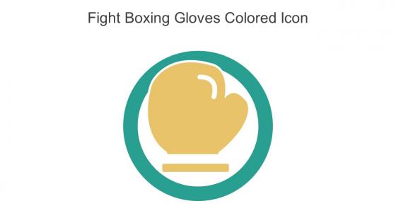 Fight Boxing Gloves Colored Icon In Powerpoint Pptx Png And Editable Eps Format