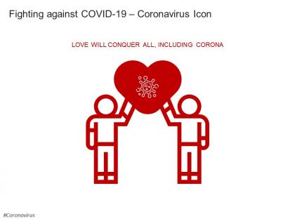 Fighting against covid 19 coronavirus icon vector