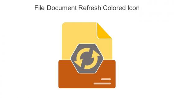 File Document Refresh Colored Icon In Powerpoint Pptx Png And Editable Eps Format