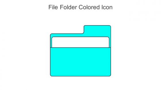 File Folder Colored Icon In Powerpoint Pptx Png And Editable Eps Format