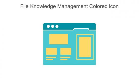 File Knowledge Management Colored Icon In Powerpoint Pptx Png And Editable Eps Format
