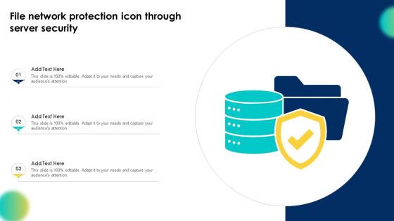 File Network Protection Icon Through Server Security