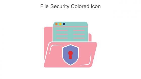 File Security Colored Icon In Powerpoint Pptx Png And Editable Eps Format