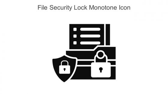 File Security Lock Monotone Icon In Powerpoint Pptx Png And Editable Eps Format
