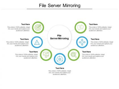 File server mirroring ppt powerpoint presentation icon graphics design cpb
