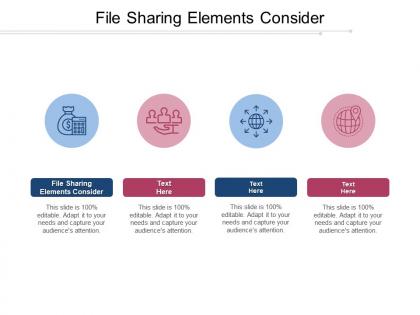 File sharing elements consider ppt powerpoint presentation professional vector cpb