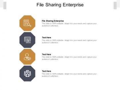 File sharing enterprise ppt powerpoint presentation outline maker cpb