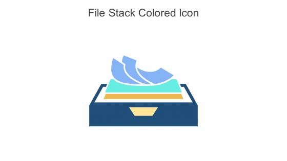 File Stack Colored Icon In Powerpoint Pptx Png And Editable Eps Format