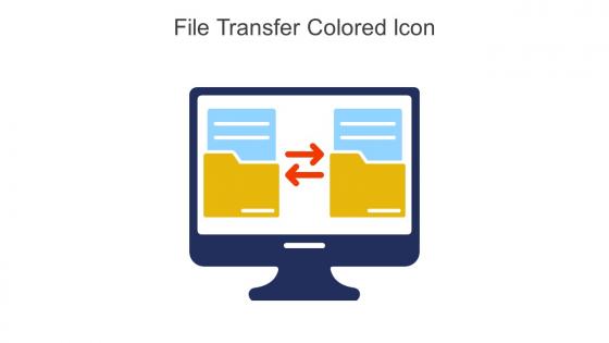 File Transfer Colored Icon In Powerpoint Pptx Png And Editable Eps Format