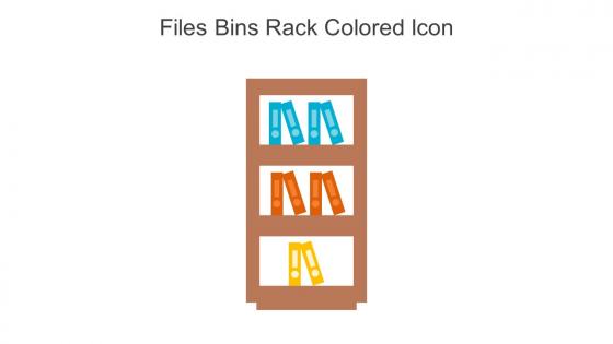 Files Bins Rack Colored Icon In Powerpoint Pptx Png And Editable Eps Format