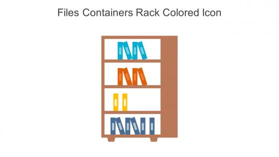 Files Containers Rack Colored Icon In Powerpoint Pptx Png And Editable Eps Format