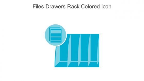 Files Drawers Rack Colored Icon In Powerpoint Pptx Png And Editable Eps Format