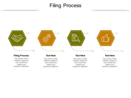 Filing process ppt powerpoint presentation show visual aids cpb