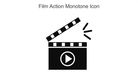 Film Action Monotone Icon In Powerpoint Pptx Png And Editable Eps Format