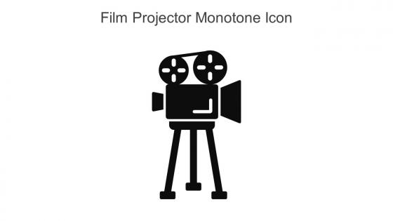Film Projector Monotone Icon In Powerpoint Pptx Png And Editable Eps Format