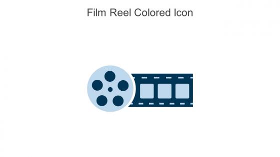 Film Reel Colored Icon In Powerpoint Pptx Png And Editable Eps Format