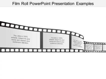 Film roll powerpoint presentation examples