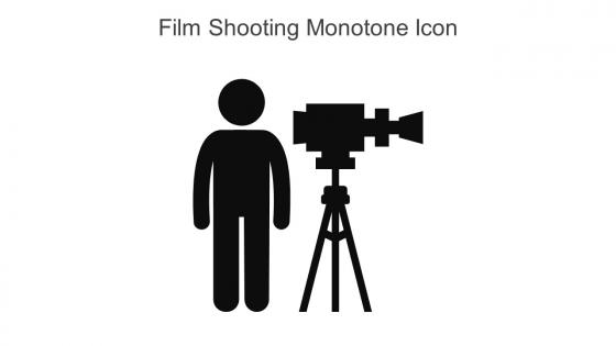 Film Shooting Monotone Icon In Powerpoint Pptx Png And Editable Eps Format