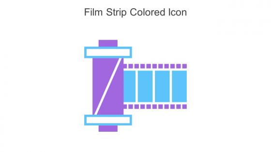 Film Strip Colored Icon In Powerpoint Pptx Png And Editable Eps Format